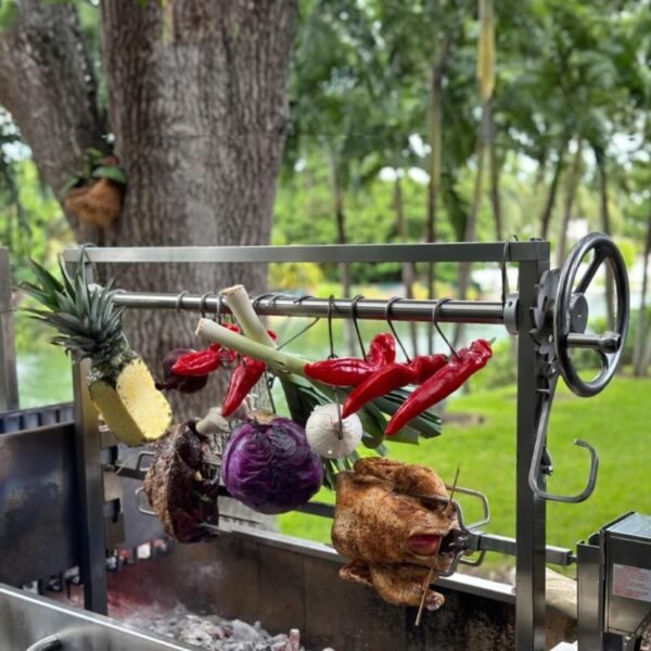 Tagwood BBQ Stainless Steel Rotisserie Kit For BBQ03SS, BBQ03SI, BBQ05SS, BBQ23SS, & BBQ25SS Grills