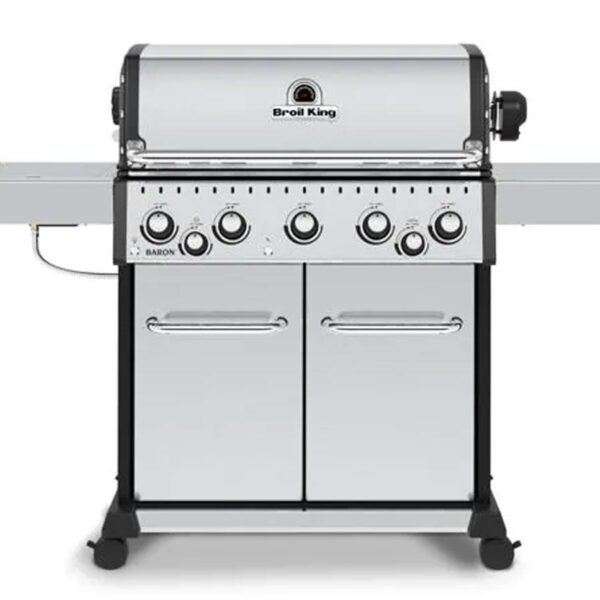 Broil King Baron S 590 Pro IR 5-Burner Gas Grill With Rotisserie and Sear Station