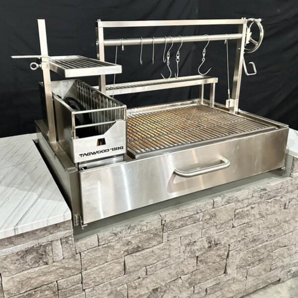 Tagwood BBQ XL Built-In Argentine Santa Maria Wood Fire & Charcoal Grill