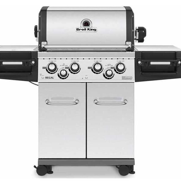 Broil King Regal S490 Pro IR 4-Burner Gas Grill With Rotisserie & Infrared Side Burner