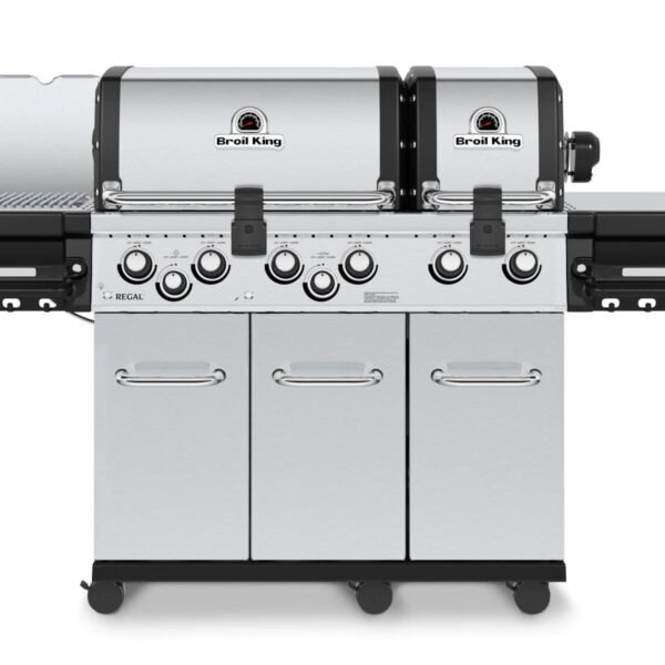 Broil King Regal S 690 PRO IR 6-Burner Gas Grill With Rotisserie & Infrared Side Burner
