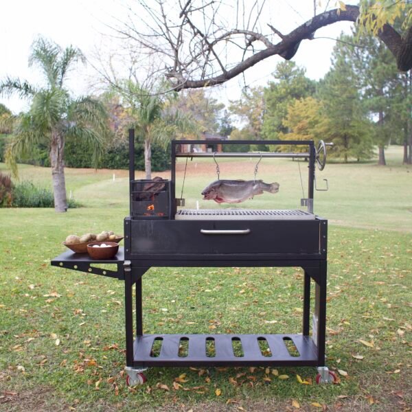 Tagwood BBQ Fully Assembled Argentine Santa Maria Wood Fire & Charcoal Grill