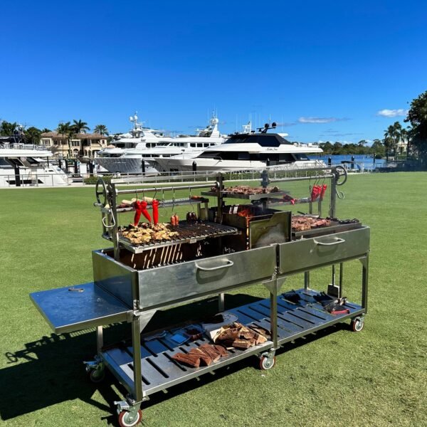 Tagwood BBQ XL Double Argentine Santa Maria Wood Fire & Charcoal Grill