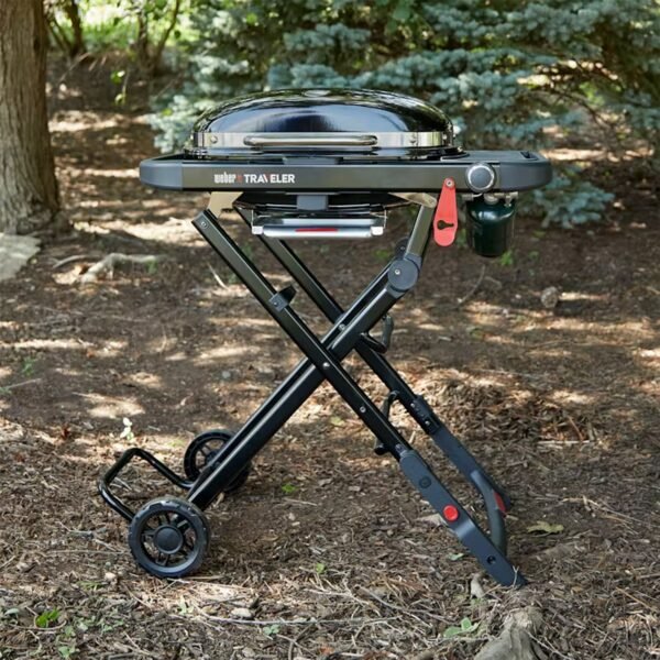 Weber Traveler Compact Portable Gas BBQ Grill (2026 Model)