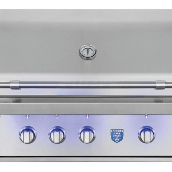 American Made Grills Estate 36-Inch 3 Burner Built-in Gas Grill With Rear Infrared Burner & Rotisserie Kit