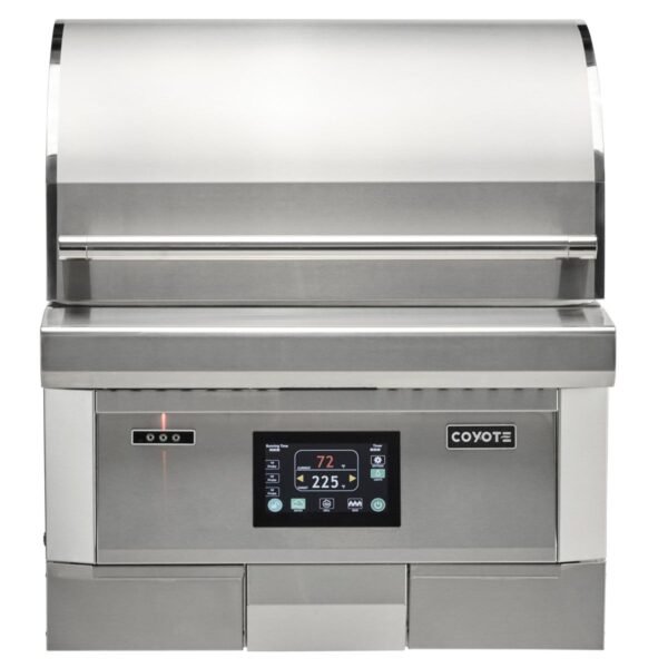 coyote 28-inch next-gen built-in pellet grill