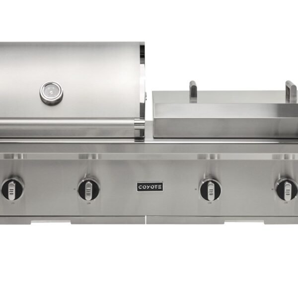 Coyote 50-inch Built-in Gas Grill & Griddle Combo
