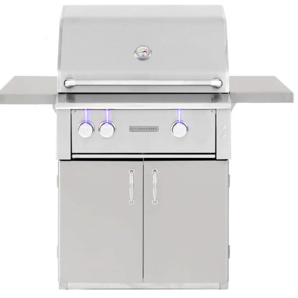 American Made Grills Alturi 30-Inch 2-Burner Freestanding Gas Grill With Infrared Rear Burner & Rotisserie Kit