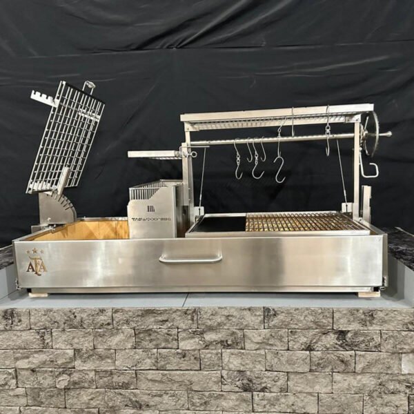 Tagwood Fully Assembled BBQ Argentine Santa Maria Wood Fire & Charcoal Grill