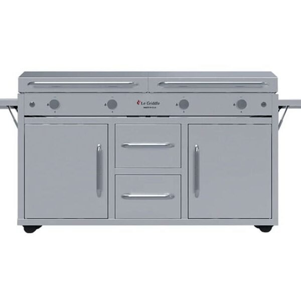 Le Griddle The Grand Texan 60-Inch 4-Burner Freestanding Gas Griddle