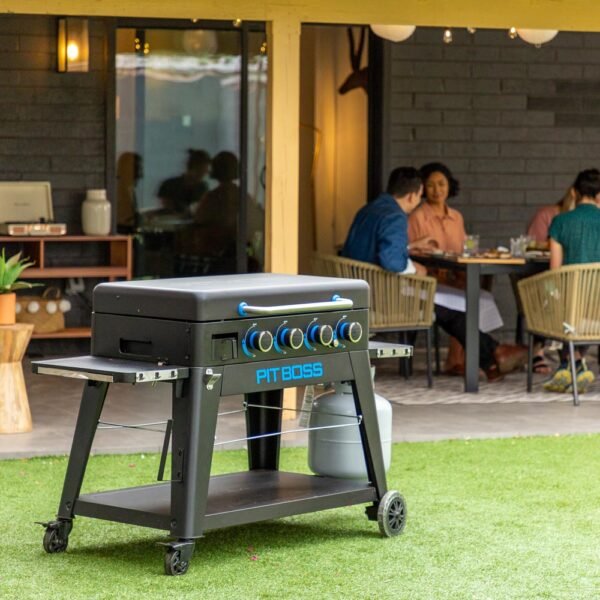 Pit Boss Ultimate Griddle 4 Burner Gas BBQ - Free Cover Included