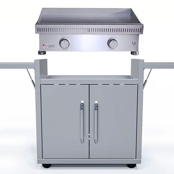 Le Griddle Commercial Series 75 30-Inch 2-Burner Freestanding Gas Griddle - 3mm Plate