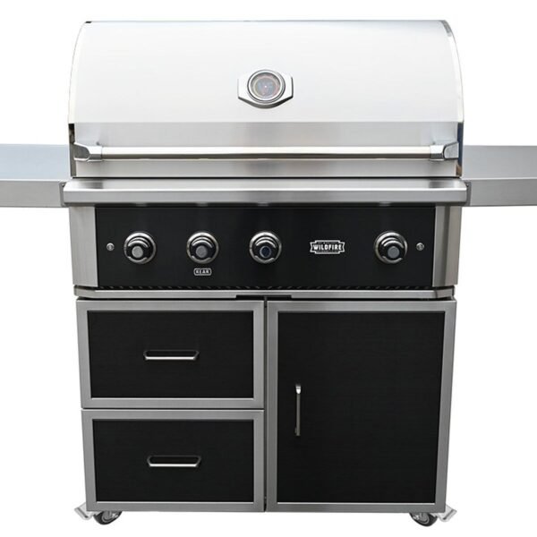 Wildfire Ranch Pro 36-Inch Black 304 Stainless Steel Freestanding Gas Grill