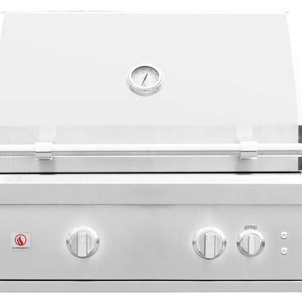 Summerset Quest 30-Inch 2-Burner Built-In Gas Grill with Rear Infrared Burner, Rotisserie Kit & Drop-In Griddle Plate