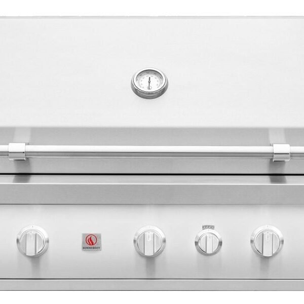 Summerset Quest 36-Inch 3-Burner Built-in Gas Grill with Rear Infrared Burner, Rotisserie Kit & Drop-In Griddle Plate