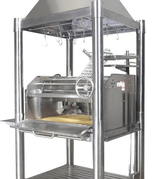 Tagwood BBQ Silver Bullet Argentine Wood Fire & Charcoal Grill - All Stainless Steel